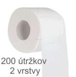 ..Toaletný papier 200 útržkový 2 vrstvový